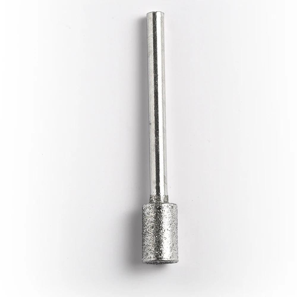 120 Grit 3mmx10mm Cylinder Diamond Grinding Bit for Dremel
