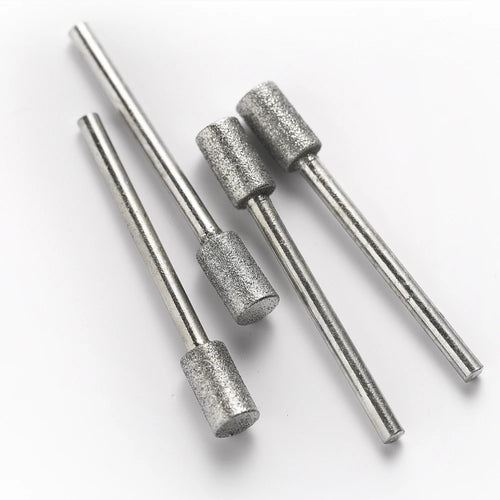 120 Grit 3mmx10mm Cylinder Diamond Grinding Bit for Dremel