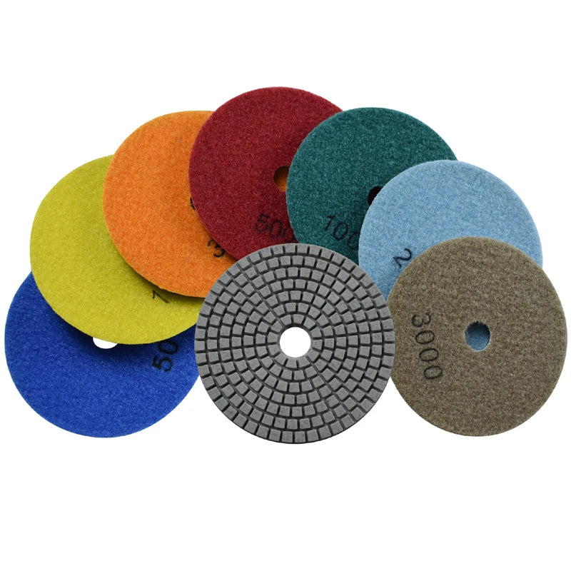 7 inch Diamond Polishing Pads