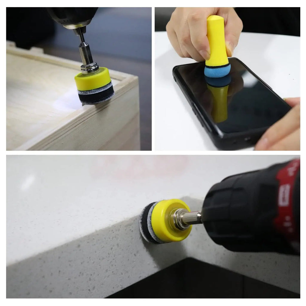 191 PCS Sanding Discs Hook and Loop Wet Dry Sandpaper 1 Inch 25mm with 3mm Shank Backing Pad Polishing Pads and Interface Pad